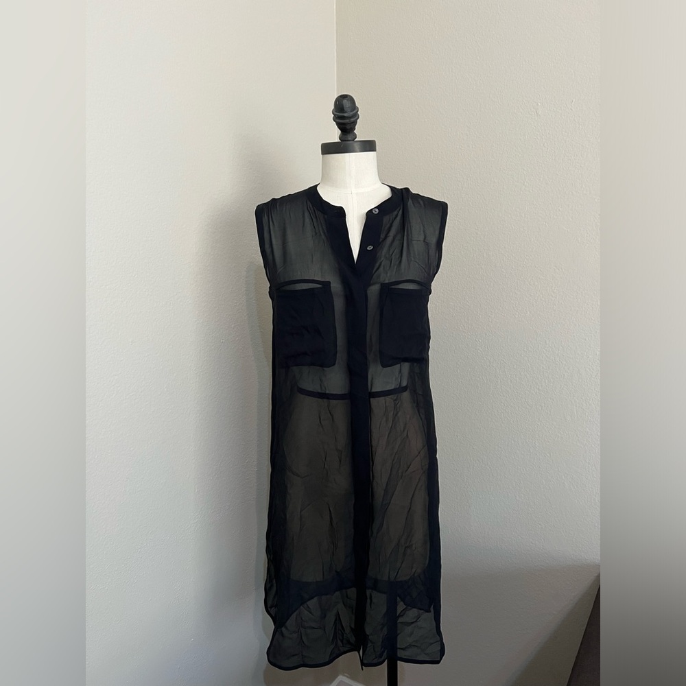Sheer black dress